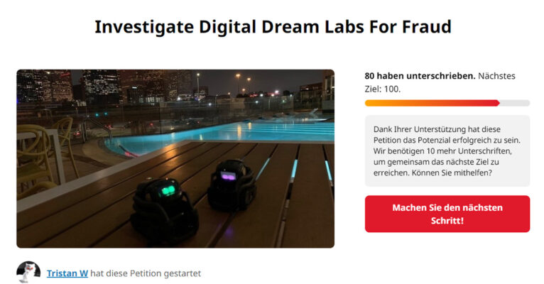 Petition against Digital Dream Labs on change.org